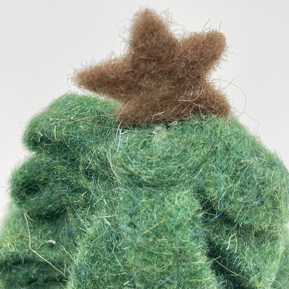 Mini Christmas Tree Tabletop Decor DIY Crafts Faux Holiday Decorative LED Lights - Picture 5 of 11